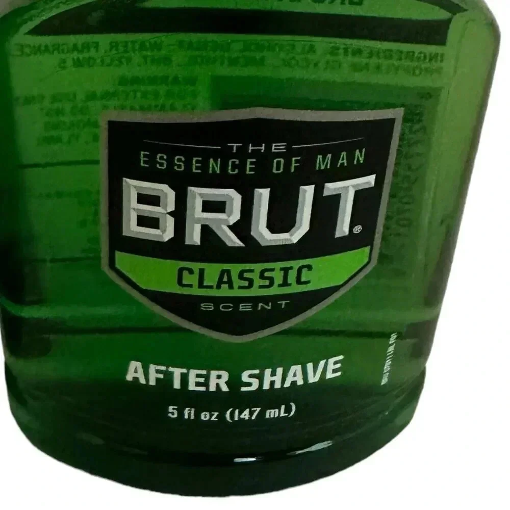 Brut Classic After Shave 5 Fluid Ounces Scented Classic Two Bottles Sealed New